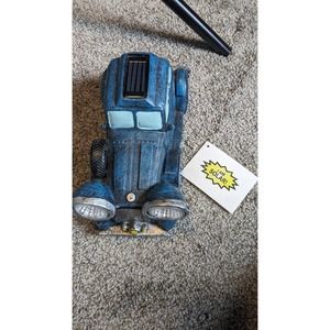 Solar model car blue working headlights nwt